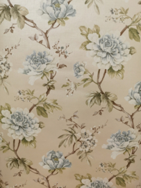 Blauw bloemen behang wallpaper 256122