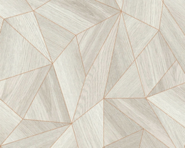 Hout behang as creation 36133-2