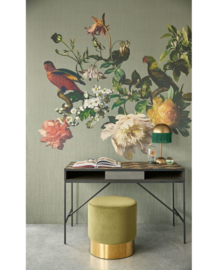 Eijffinger Museum Wallpower 307402 Big Birds Sage Grey