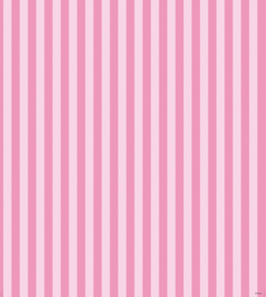 Minnie Mouse & Daisy pink stripe behang WPD 9747