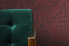 Rood barok behang 36898-3