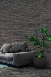 Steen behangbruin taupe 374223