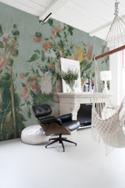 Dutch Wallcoverings Painted Memories Mural Flowers 8006