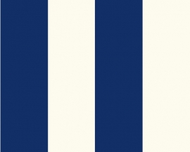 blauw strepen Jette behang  2356-33