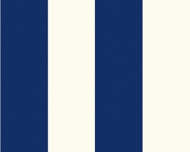 blauw strepen Jette behang  2356-33