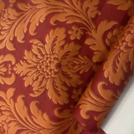 Cafe kroegen behang goud rood