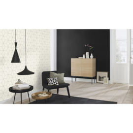 donkerbruin behang trendy2