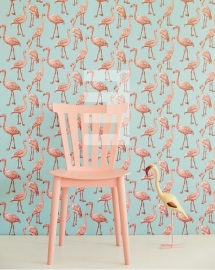 Eijffinger Script flamingo  behang 347502 .