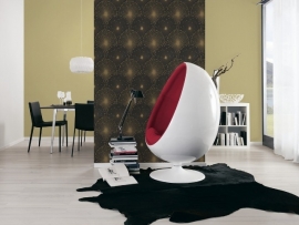 Retro vlies behang zwart metalic as creation tapete 30553-1