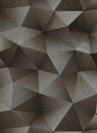 Taupe retro behang 10216-15