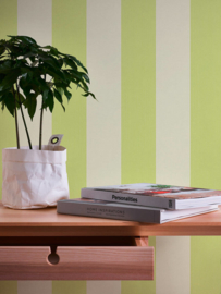 Behang groen strepen 30378-4