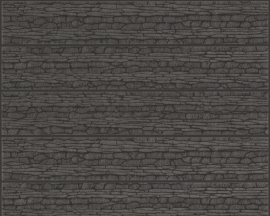 AS Creation Murano 7074-37 Stone zwart grijs behang