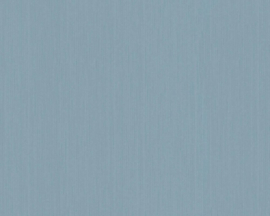 AS Creation Flavour Vliesbehang 3634-28 – Uni Blauw Metallic