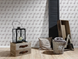 Behang Chesterfield wit 95877-1