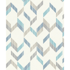 retro behang geometric 402810