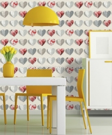 hartjes behang arthouse Options Olivia Heart  669702