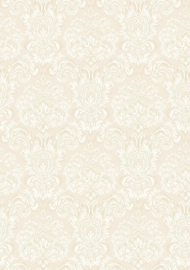 Barok behang beıge ecru 3930