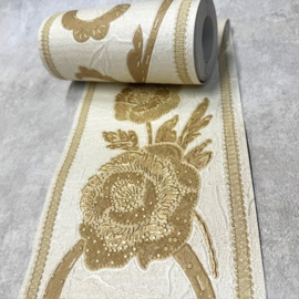 Glitter Rand Met Mooie Bloemen