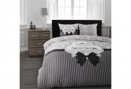 Dreamhouse Bedding Flanel High Line DBO Flanel Sweet Dreams Grey - Grijs