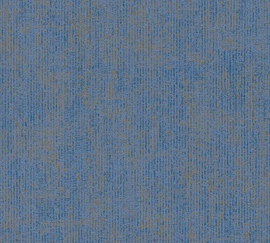 blauw goud behang vlies verouderd 35868-4