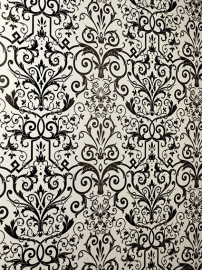 93545-2 zwart wit  patroon glans versace behang