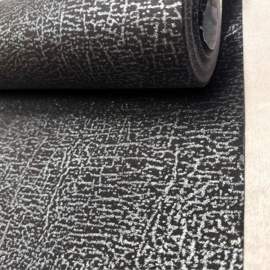 Glitter Behang Zwart Zilver Modern Vliesbehang