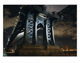 Mantiburi brug Fotobehang New York Bridge 153