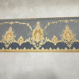 klassiek rand blauw goud creme