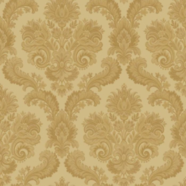 barok behang vintage damask noordwand geel goud 8043