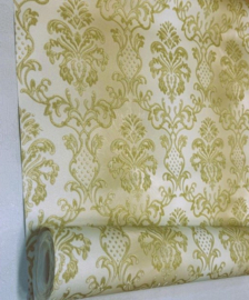 Barok Hermitage Vliesbehang 33545-2 – Goud Metallic Glitter – Klassiek 10 m x 53 cm