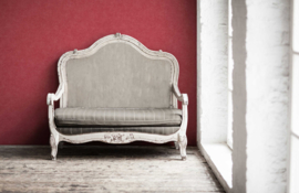 Rood behang uni vlies 02