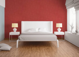 TEXTIELLOOK BEHANG | Metallic Linnenstructuur - rood goud - A.S. Création My Home My Spa 38694-6