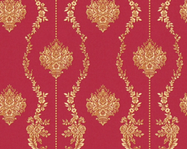rood goud barok behang 34493-2