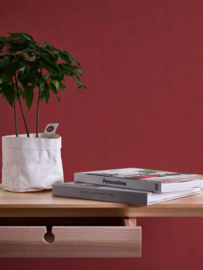 Rood Vlies behang uni 80881-3