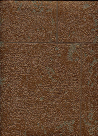 bruin brons behang tegel 6602-20
