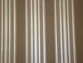 bruin streepjes behang 6809-4