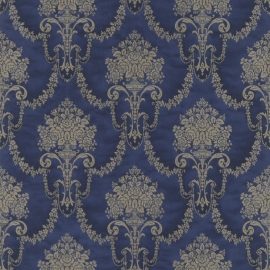 Blauw barok behang Trianon XI Rasch 514964