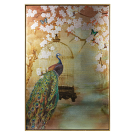 Arthouse Katarina canvas Peacock Framed Metallic 004758