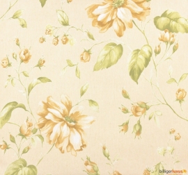 53739 oranje groen bloemen astoria marburg vlies behang