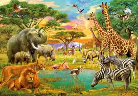 foto behang Idealdecor African Animals 154
