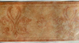 behangrand oranje  xx0018