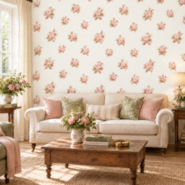 COUNTRY STIJL ENGELSE BLOEMEN BEHANG chateau 95515-1