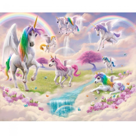 fotobehang Magical Unicorn meisjes