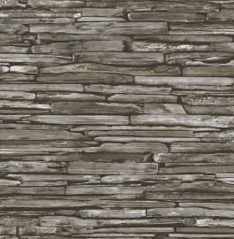 Dutch Reclaimed behang FD22351 Stacked Slate