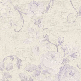 Engelse bloemen behang 37224-4