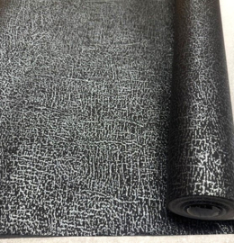 Glitter Behang Zwart Zilver Modern Vliesbehang
