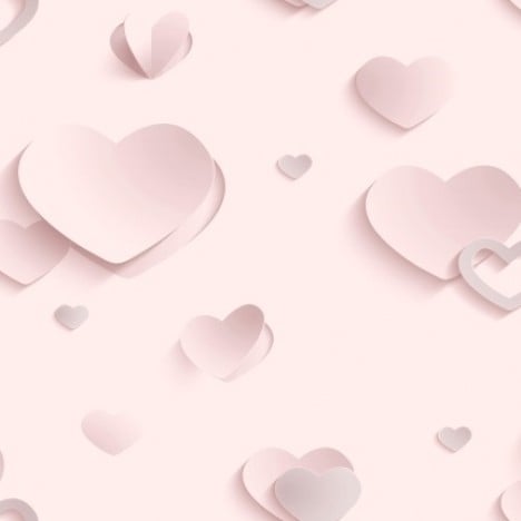 Bijdragen de eerste Ezel Meisjes behang hartjes 3D Pink Hearts J92603 | Meisjes behang | ABCBEHANG  de grootste behangwinkel van nederland direct uit voorraad leverbaar