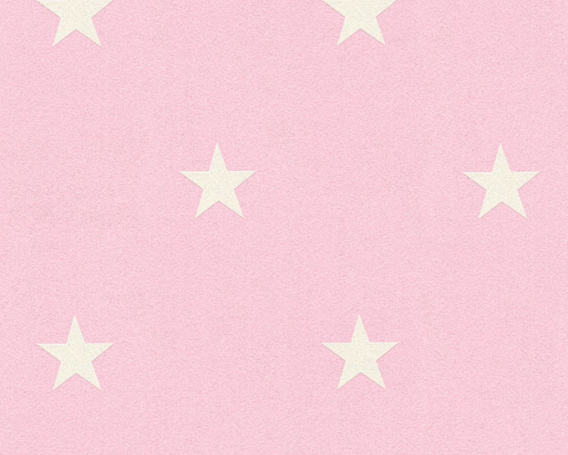 Fonkelnieuw wit roze sterren behang 35991-2 | Meisjes behang | ABCBEHANG de SD-09