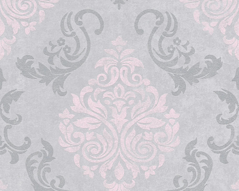 barok behang grijs roze 95372-6 | BAROK BEHANG | ABCBEHANG de grootste behangwinkel van nederland direct uit voorraad