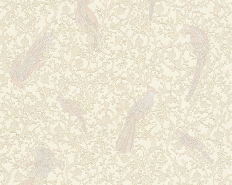 Versace behang vogel glitter metalic 37053-5